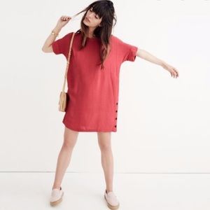 Journal Side Button Dress